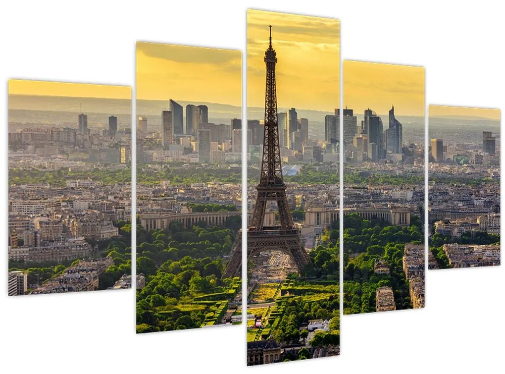Obraz - Panoráma Paríža (150x105 cm)