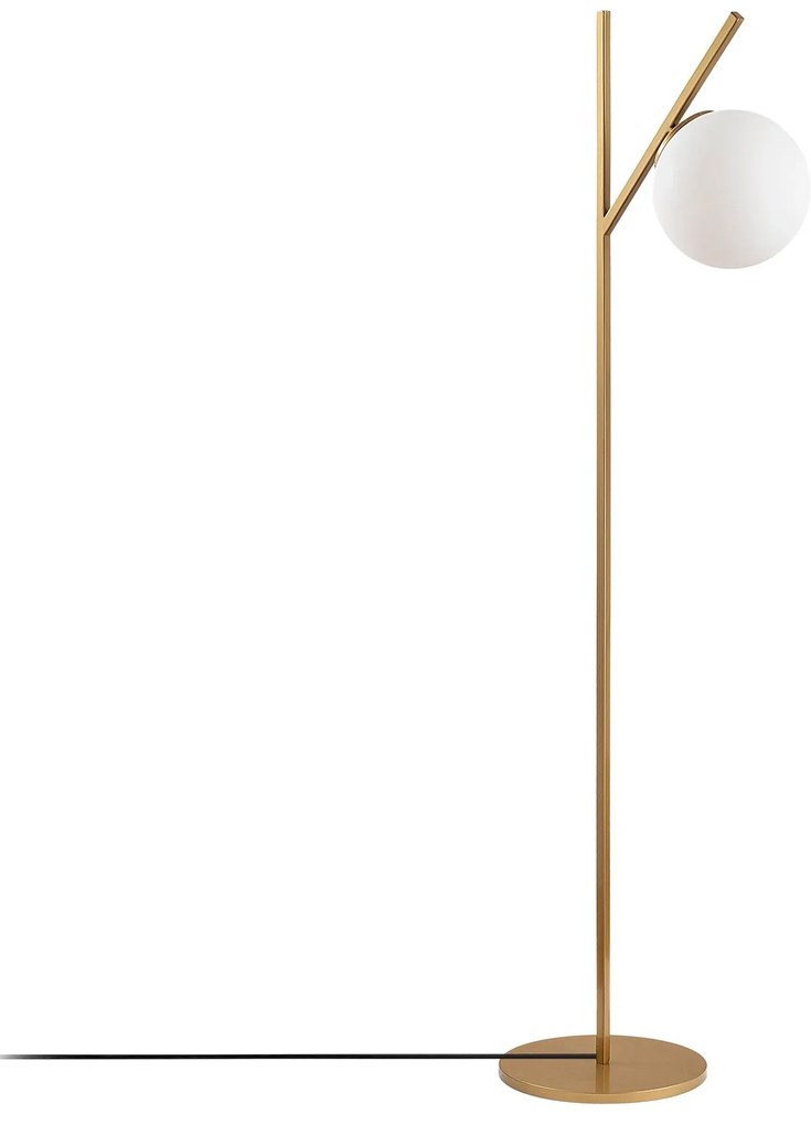 Stojací lampa Fork zlatá