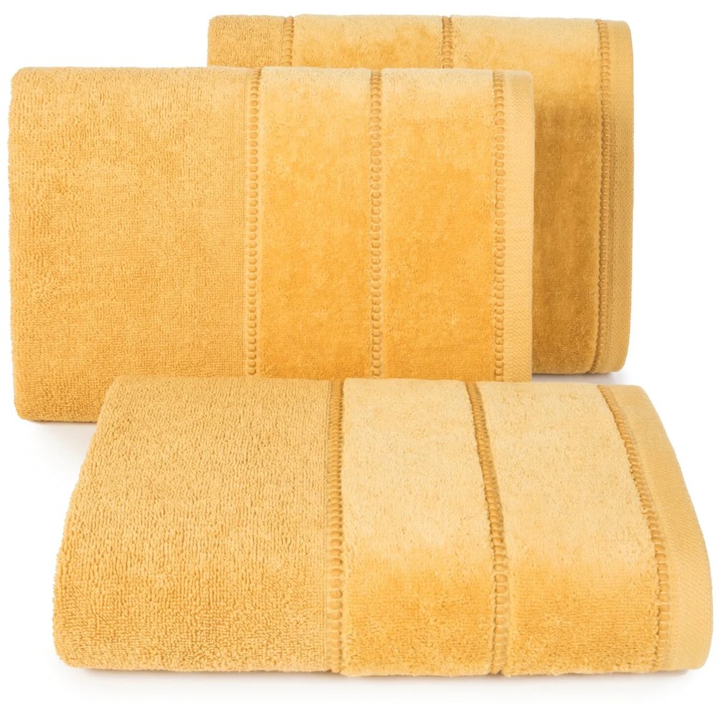 BAVLNENÝ UTERÁK MARI10 SADA 6KS 50X90 CM HORČICOVÁ