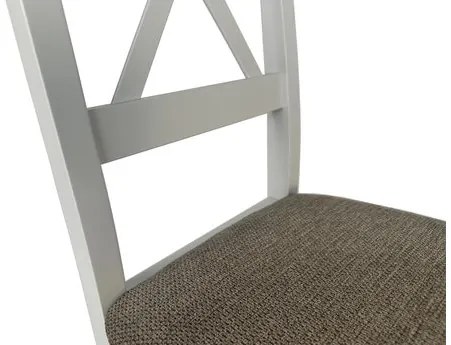 Jedálenský stôl so 4 stoličkami AL27, Morenie: kašmír - L / kašmír, Poťahové látky: Riviera 97