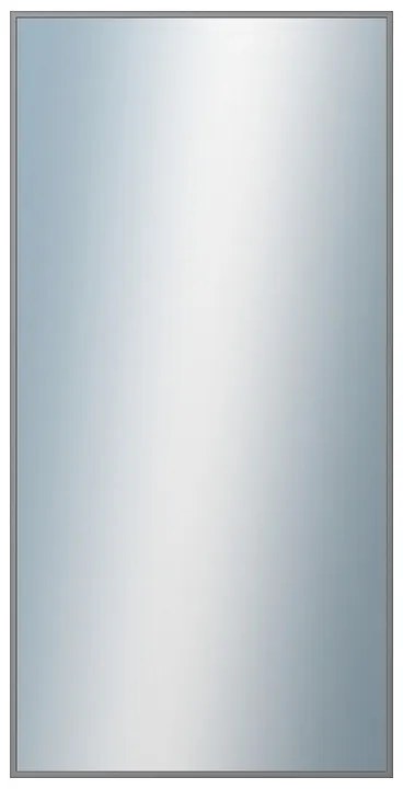 DANTIK - Zrkadlo v rámu, rozmer s rámom 60x120 cm z lišty Hliník platina (7269019)