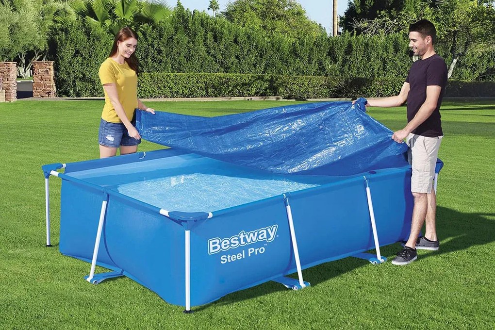BESTWAY Krycia plachta pre bazén 259 x 170 cm, modrá 58105