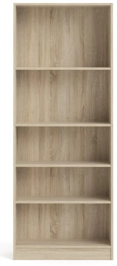 Knižnica v dubovom dekore Tvilum Basic, 79 x 203 cm