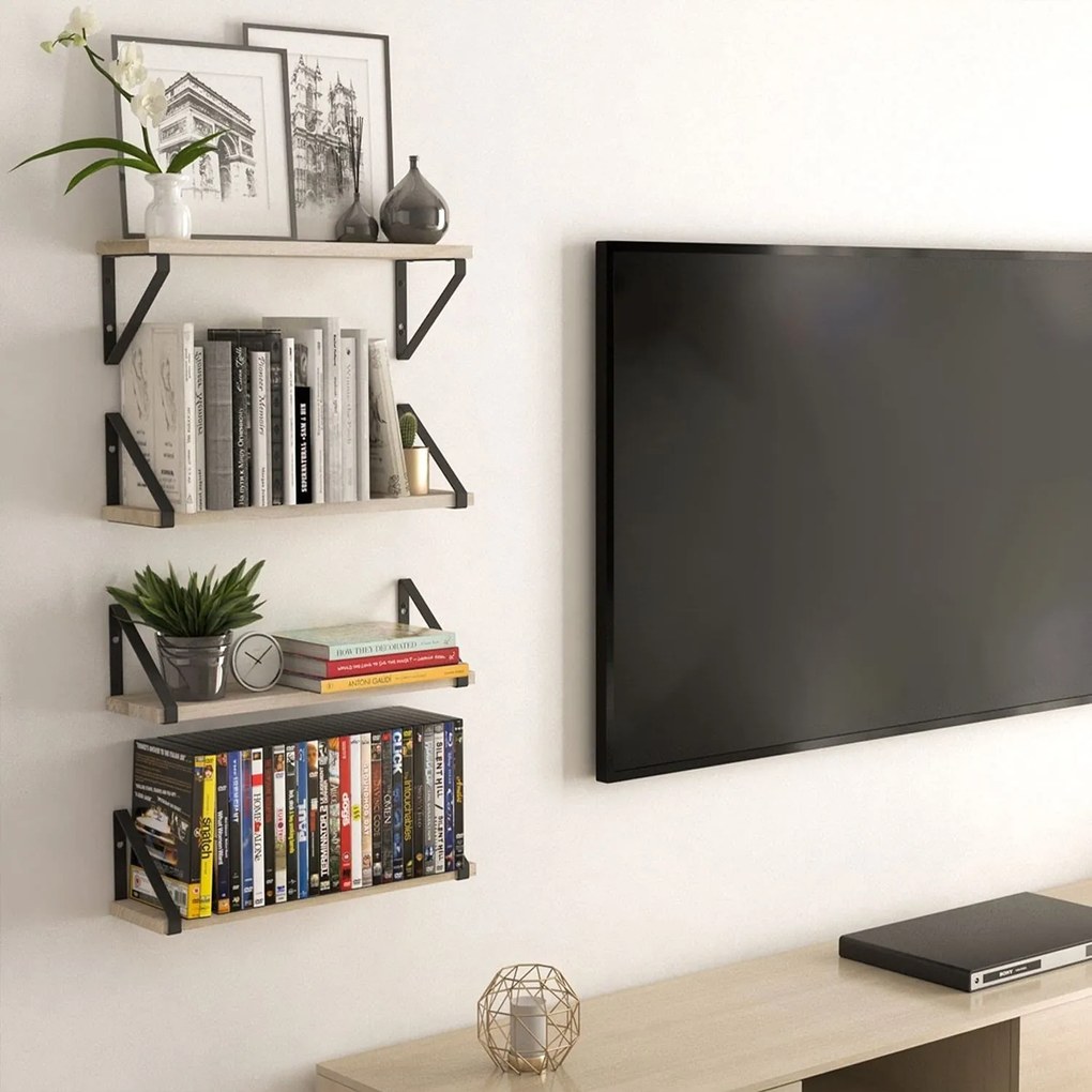 Dekorstudio Sada drevených poličiek LOFT 322182