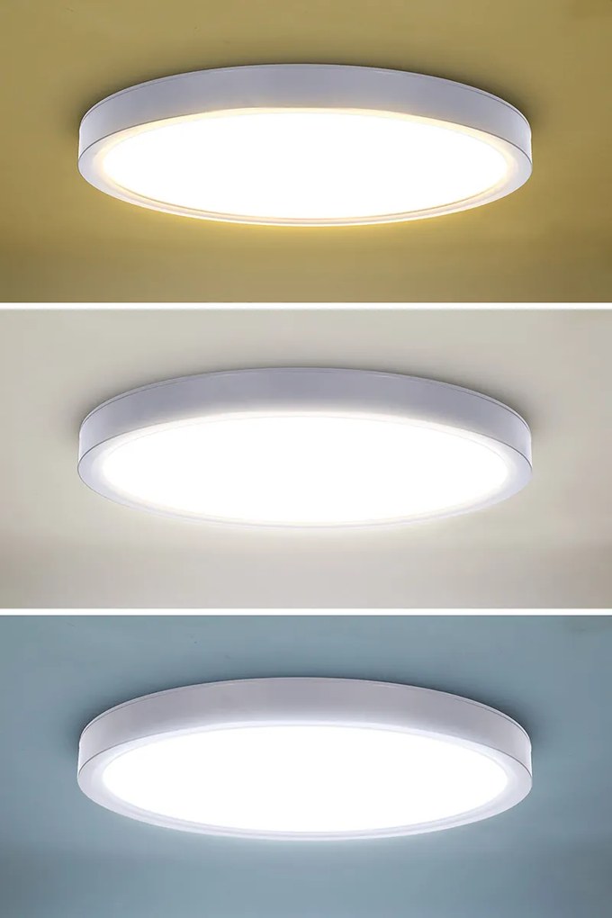 SOLIGHT LED osvetlenie s diaľkovým ovládačom Estela White, 36W, 2700lm, 30cm, CCT
