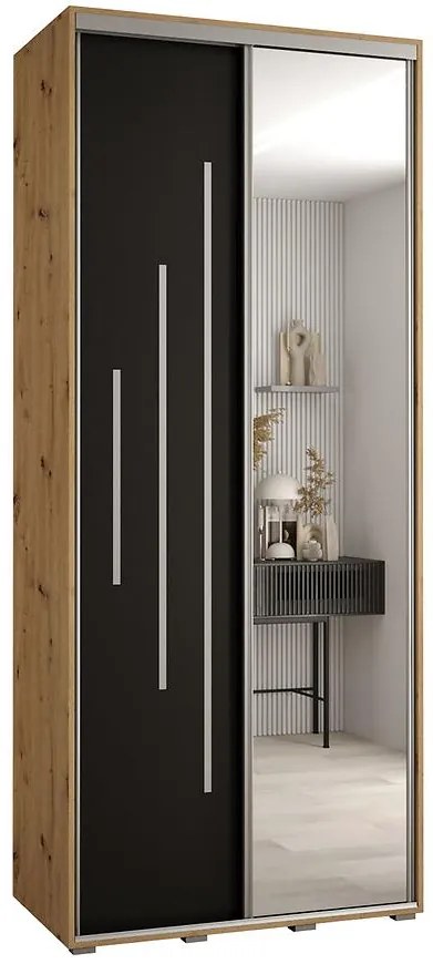 Skriňa 45 Canaris 13 110 artisan/čierna/silver