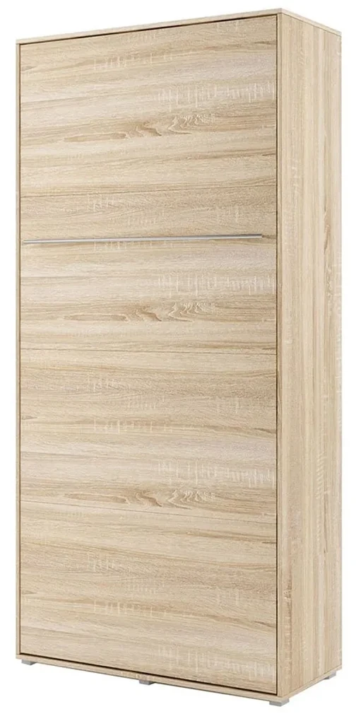 Sklápacia posteľ Concord Pro I, Farby: biely / biely lesk, Rozmer postele: 120x200