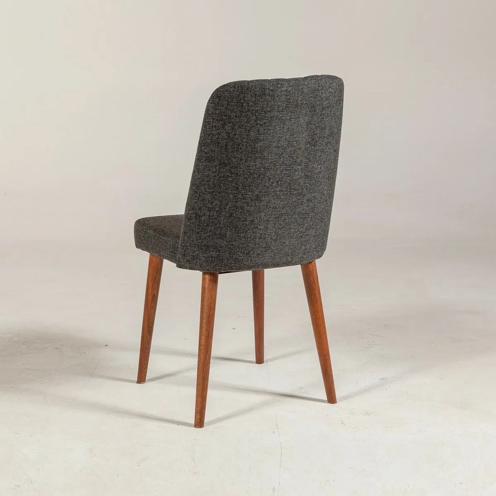 Jedálenská stolička Vina Anthracite a Walnut