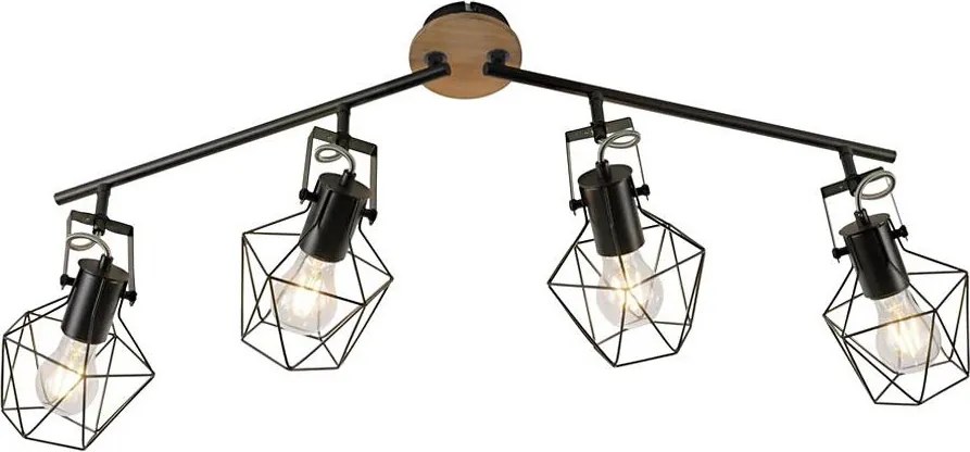 Leuchten Direkt 15674-78 - Bodové svietidlo JARO 4xE27/60W/230V