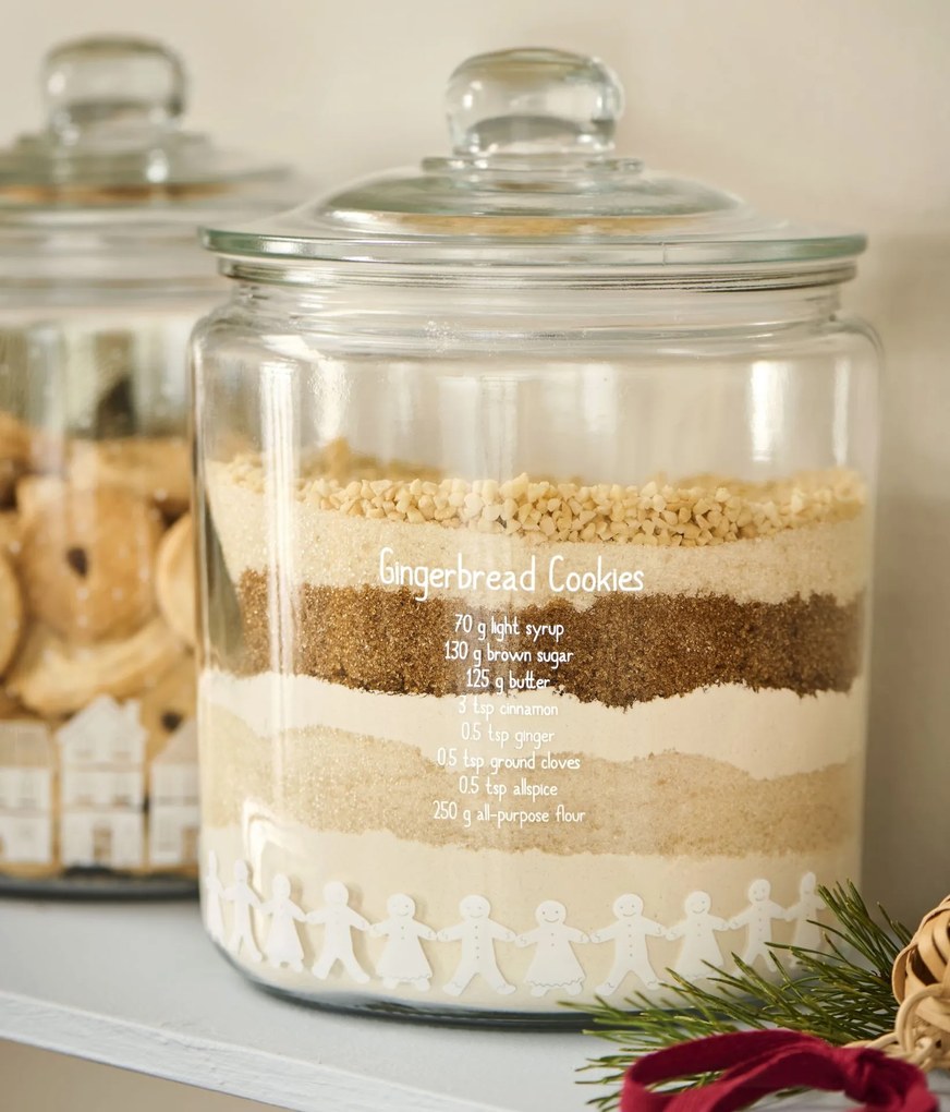 Ib Laursen Sklenená dóza Gingerbread 4 l