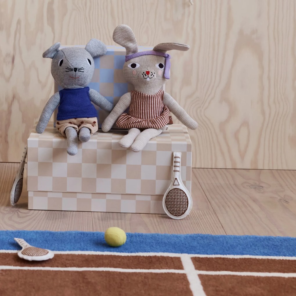 OYOY Bavlnená hračka Mieu Tennis Rabbit