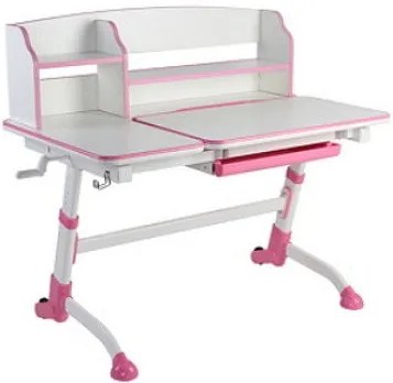 FD Rastúci písací stôl pre deti Amorte II Farba: Ružová