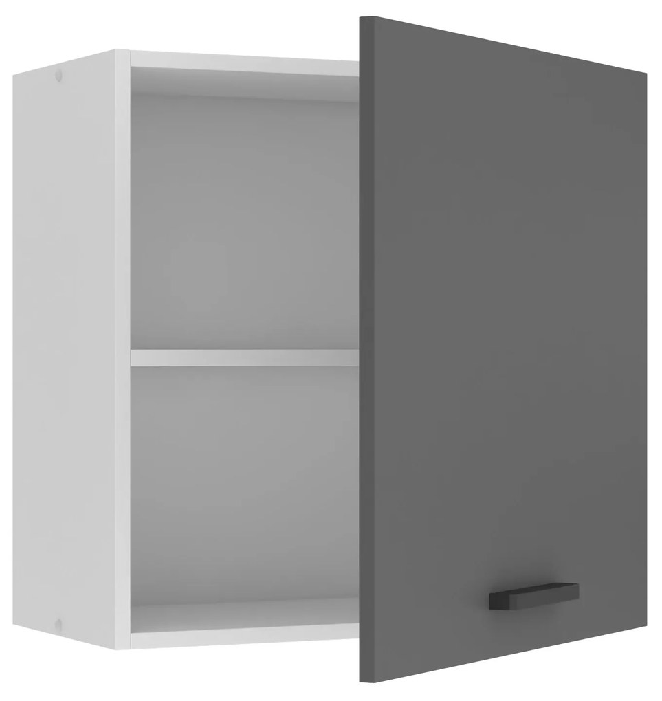 Kuchynská skrinka Belini Premium Full Version horná 60 cm šedý mat