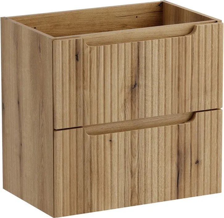 Koupelnová sestava Nova Gaja s deskou, umyvadlem a skříňkami 50 cm dub coast evoke