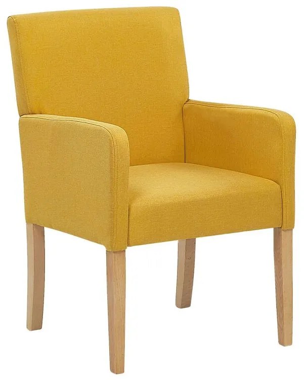 Jedálenská stolička  žltá ROCKEFELLER Beliani