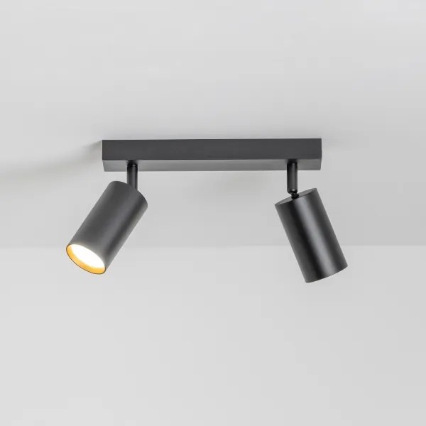 Brilagi - LED stmievateľné bodové svietidlo SELE 2xGU10/6,5W/230V čierna/zlatá