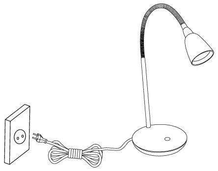 Eglo 93078 - LED stolová lampa DURENGO LED/3W/230V
