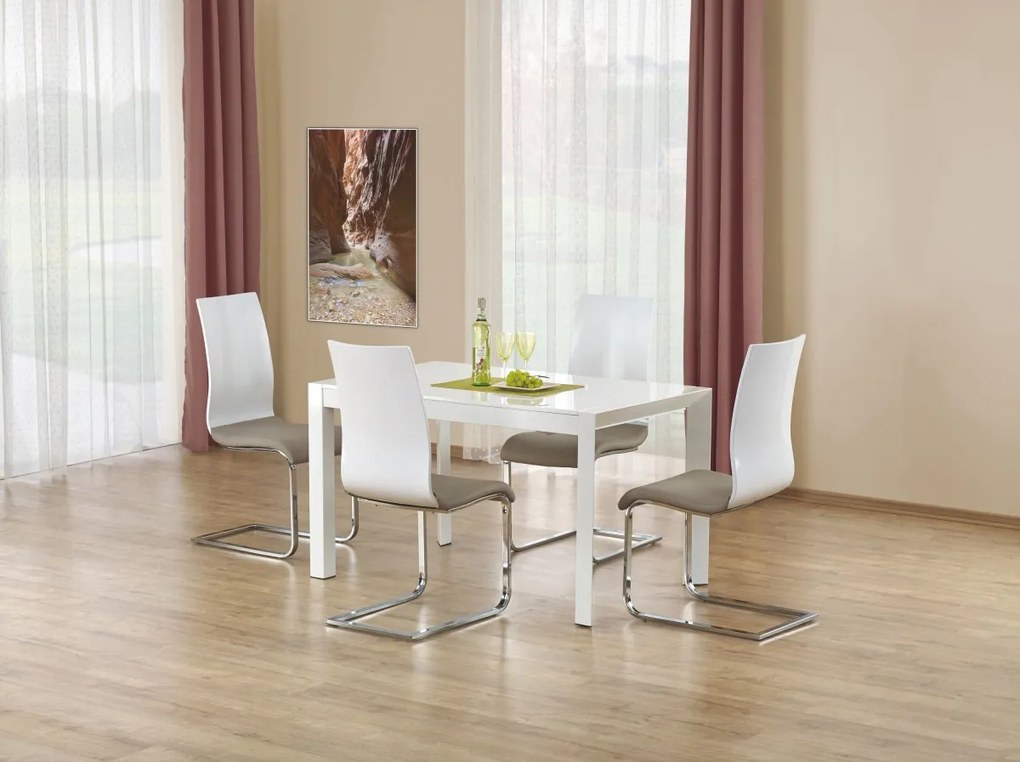 Jídelní rozkládací stůl Yale 2 130/250 cm bílý