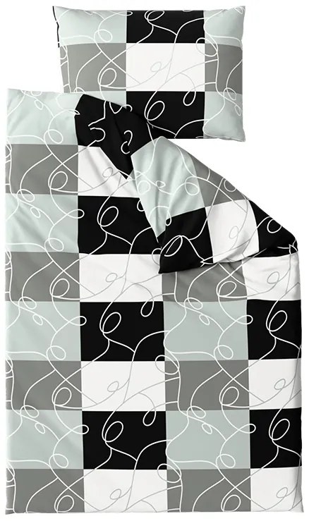 Bavlnené obliečky KASPARO BLEND sivé hotelová kapsa Rozmer obliečky: 70 x 90 cm | 140 x 200 cm