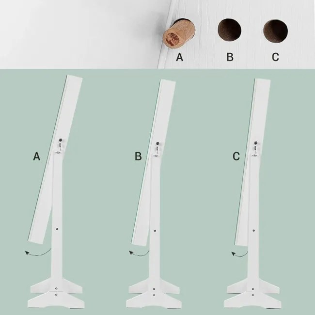 Šperkovnica so zrkadlom JJC002W01