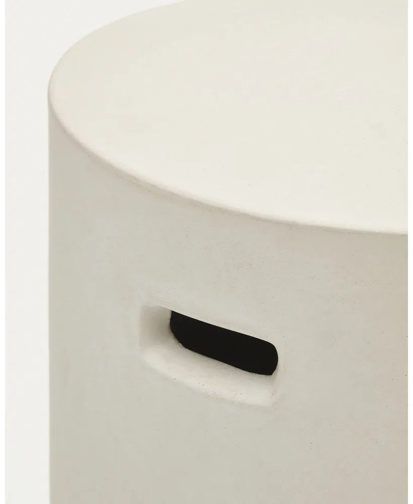 Betónová okrúhla záhradná podnožka ø 37 cm Aiguablava – Kave Home