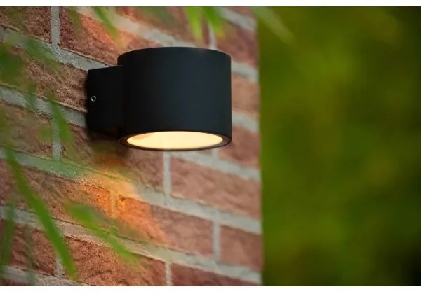 Lucide 28803/01/30 - Vonkajšie nástenné svietidlo OXFORD 1xG9/5W/230V IP54 čierna