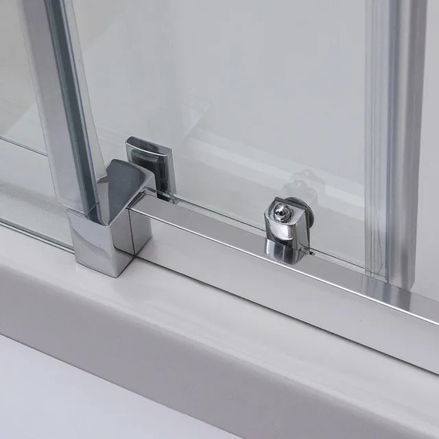 Roltechnik Outlet Posuvné sprchové dvere OBZD2 a pevná stena OBZB - bez vaničky ROTH-Variant: šírka dverí: 120 cm, šírka pevnej steny: 90 cm - (OBZD2…