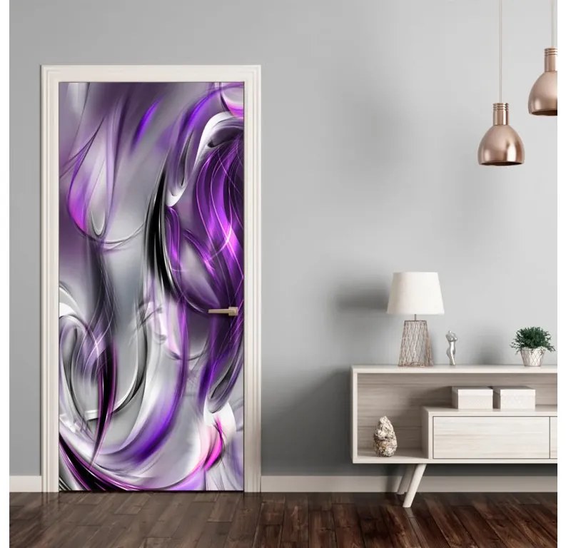 Fototapeta na dvere Purple abstraction