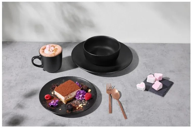 Silvercrest®  Súprava kuchynského riadu, 24-dielna (čierna)  (100395229)