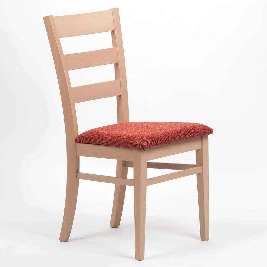 Stima Stolička VIOLA s čalúneným sedákom Vyberte odtieň ->: Buk, Vyberte látku ->: GENEZA soft 68