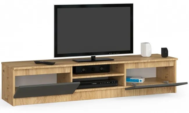 Stolík pod TV RTV K 160 CLP dub artisan / sivý