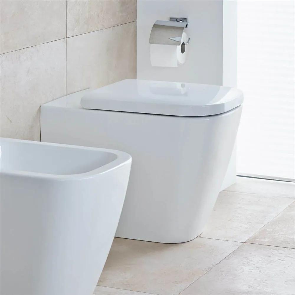 DURAVIT Happy D.2 samostatne stojace WC ku stene, s hlbokým splachovaním, 365 x 570 mm, biela, s povrchom WonderGliss, 21590900001