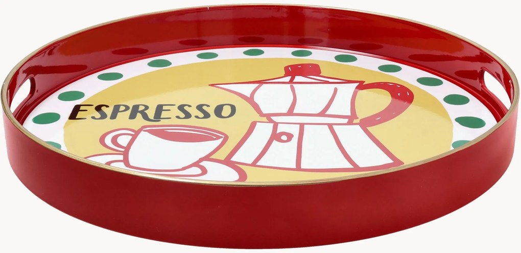 Okrúhly podnos Espresso Serving Summer Time