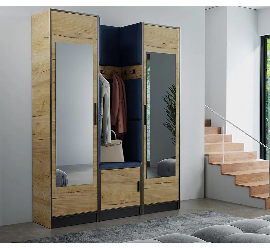 Predsieňový nábytok Roj 12 craft + Kronos 09 Modrá