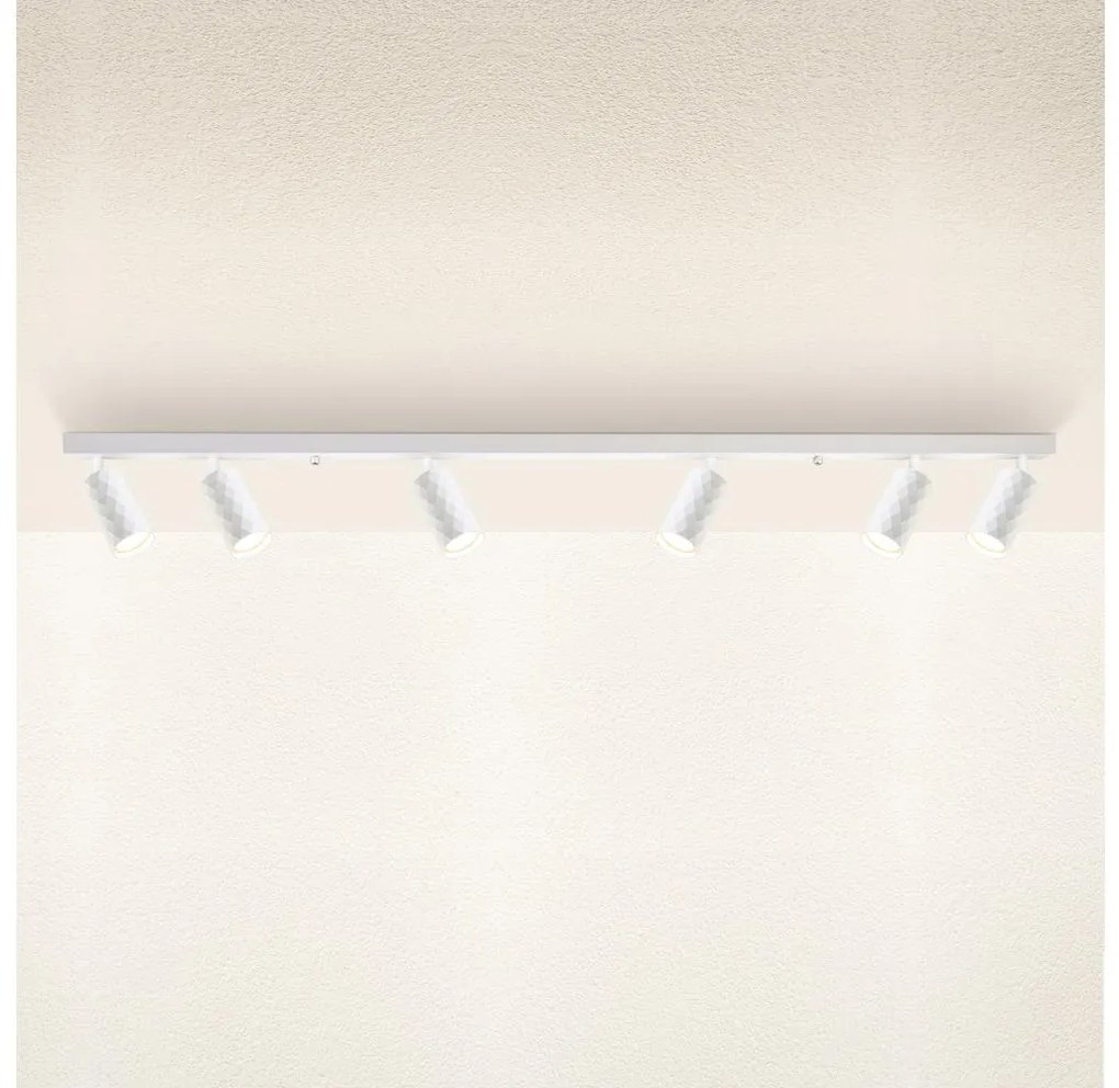 Brilagi - Bodové svietidlo SELE DIAMANT 6xGU10/30W/230V biele