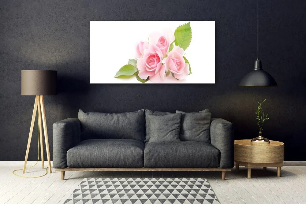 Obraz plexi Ruže kvety príroda 120x60 cm