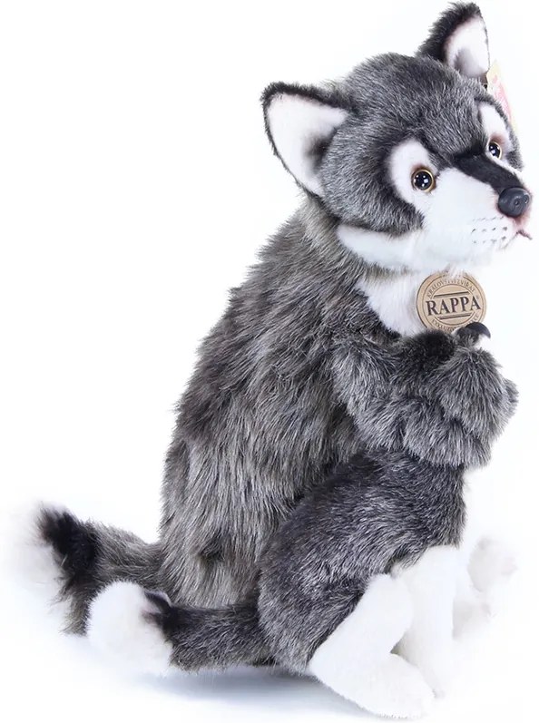 Rappa Plyšový vlk s mláďaťom, 27 cm