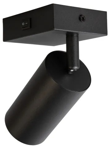 Brilagi - LED Stmievateľné nástenné bodové svietidlo SELE 1xGU10/6,5W/230V čierna