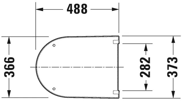 Duravit Darling New - WC sedátko, biela 0063390000