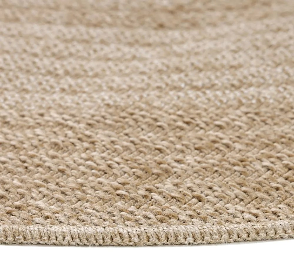 Béžový okrúhly vonkajší koberec ø 160 cm Comilla – Ayyildiz Carpets