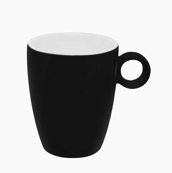 Lunasol - Kávová šálka vysoká čierna 190 ml - RGB (451686)