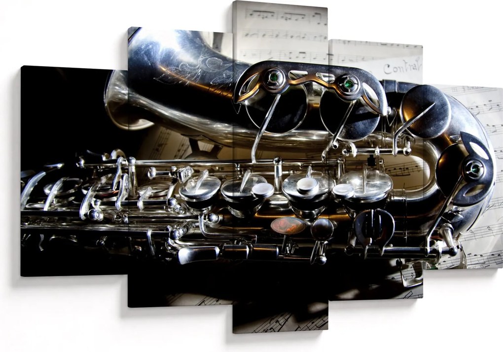 Obraz - Saxofón (150x105 cm)
