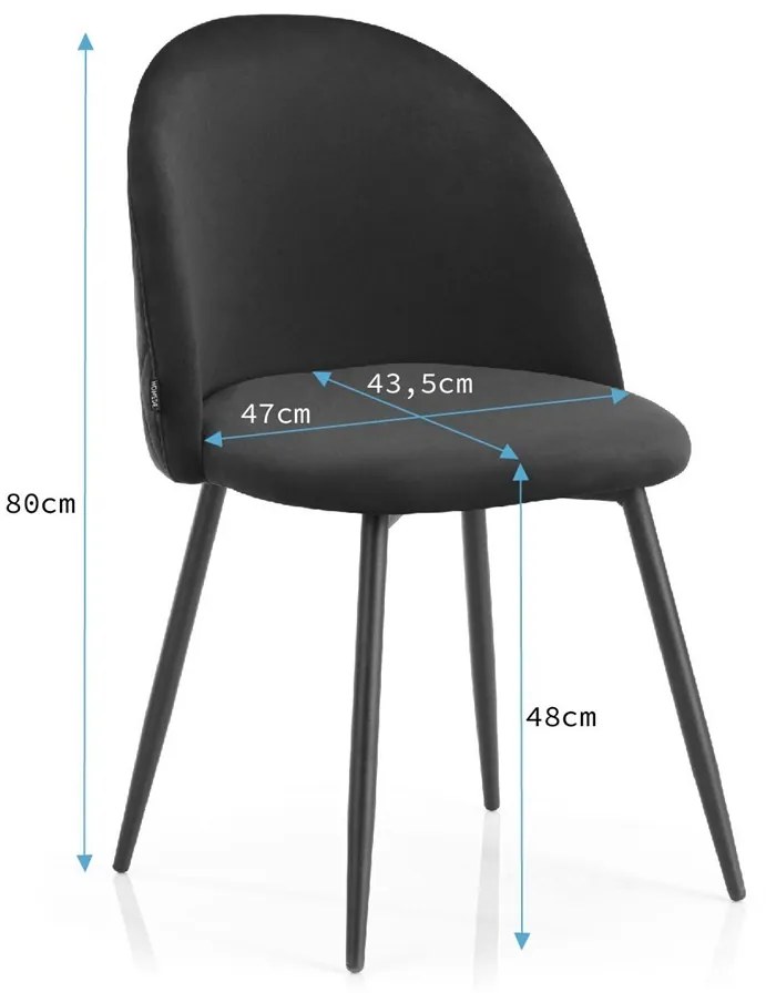 Jedálenská stolička Faro sivá
