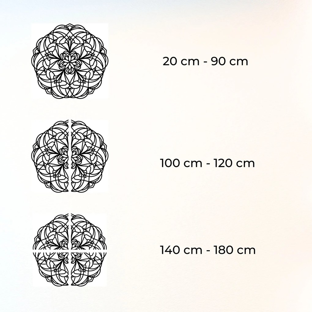 SENTOP | Drevená nástenná mandala – Elegantná dekorácia z dreva | SENTOP HDF0250