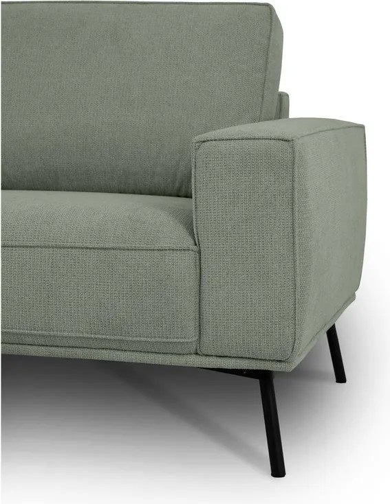 Zelená ženilková rohová pohovka (ľavý roh/do L) Amsterdam – Scandic