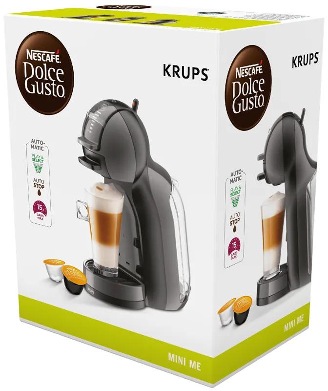 Kapsulový kávovar KRUPS Nescafé Dolce Gusto Mini Me KP123810 Antracitový/Sivý