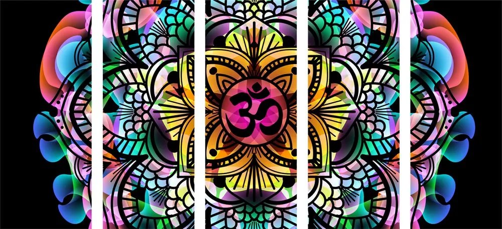 5-dielny obraz Mandala zdravia
