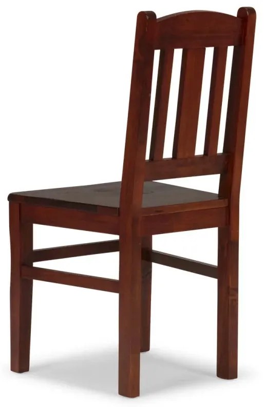 furniture-nabytek.cz - Sada 2 masivních dřevěných židlí Catana z borovice, hnědá, lakovaná