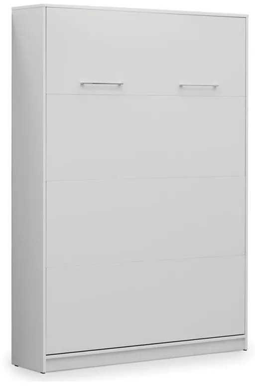 Vertikálna sklápacia posteľ 140x200 New Elegance - Biely mat