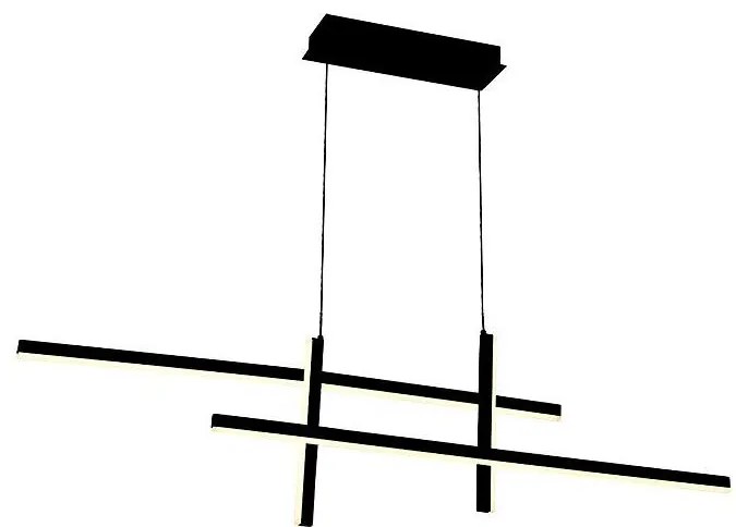 Zambelis 22023 - LED Stmievateľný luster na lanku LED/41W/230V čierna